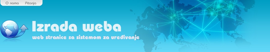 Izrada web stranica, web hosting, dizajn, izrada internet stranice